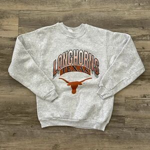 Vintage NCAA Texas Longhorns Crewneck Sweatshirt Size Large Youth